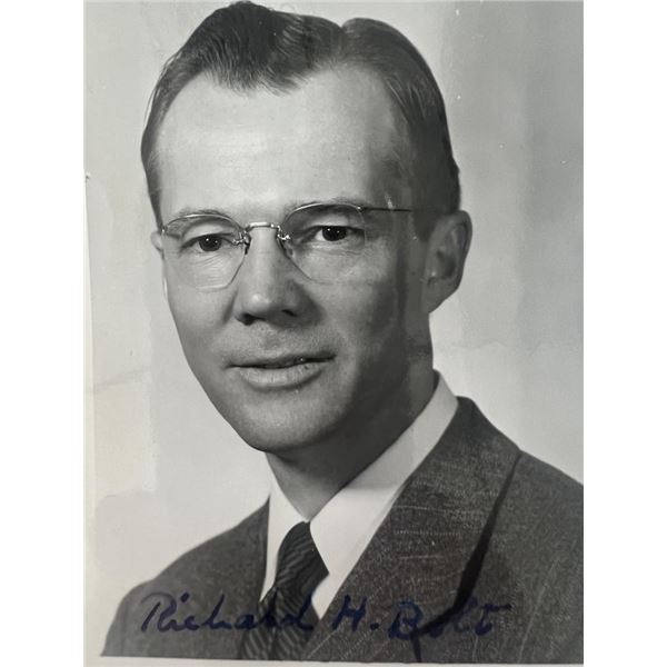 Early Internet Inventor Richard Bolt signed photo