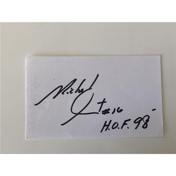 HOF Michael Cosley original signature