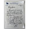 Image 1 : John N. Ewbanks Jr., USAF signed note