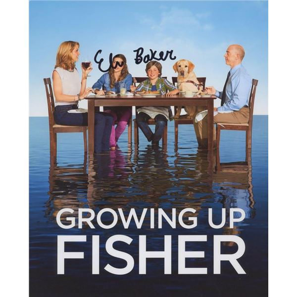 Growing Up Fisher Eli Baker signed mini poster