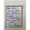 Image 1 : Vera Miles signed note