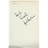 Image 1 : Good Morning America Host David Hartman signed note