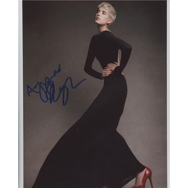 Fashion Model Agyness Deyn signed photo