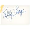 Image 1 : News Anchorwoman Kelly Lange signature cut