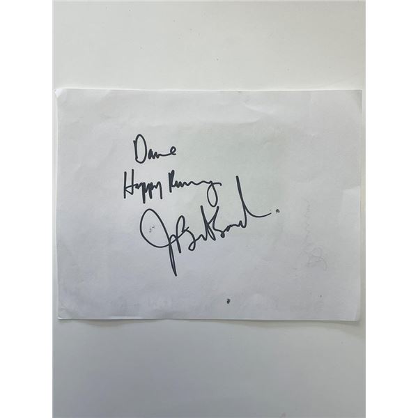 Joan Benoit original signature