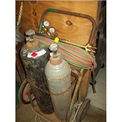 CUTTING TORCH ON DOLLY