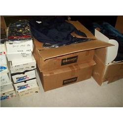 LOT OF BLACK UNIFORMS