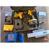 Image 1 : Dewalt Cordless Drill : 18 Volt (c/w Variety of Drill Bits)