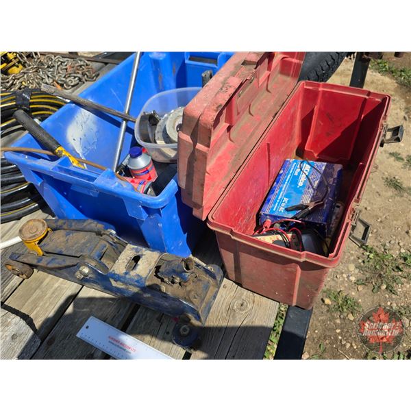 Tool Combo : Floor Jack; 600W Inverter; Multimeter; Tire Iron; Brake Fluid; etc