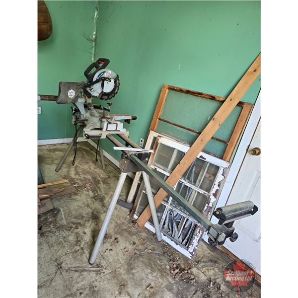 King Canada 10" Compound Sliding Mitre Saw w/Adjustable Stand