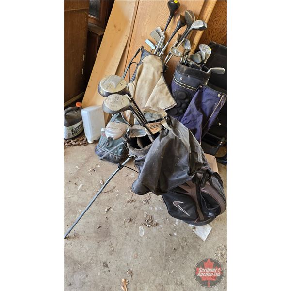 Variety of Golf Clubs (3 Sets)