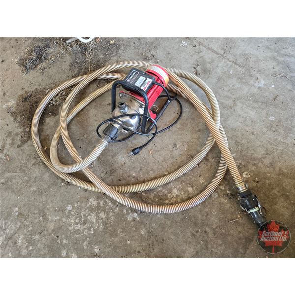 Red Lion 115V Electric Water Pump & Hose