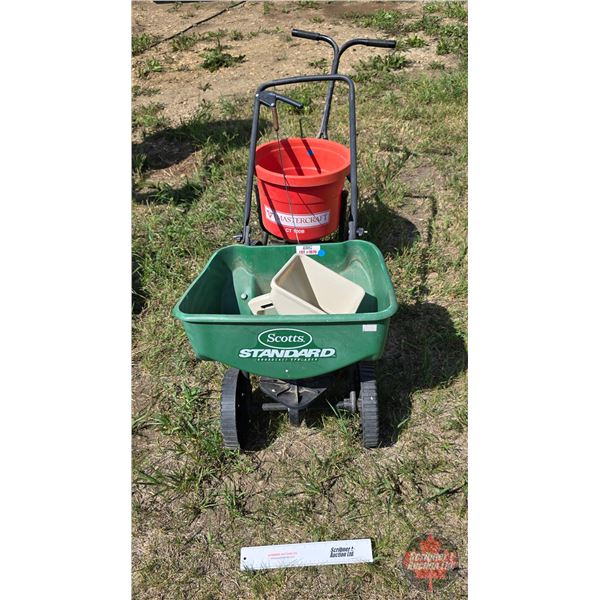 Grass Seeders (3) : Scotts Standard Push, Mastercraft Push & Handheld