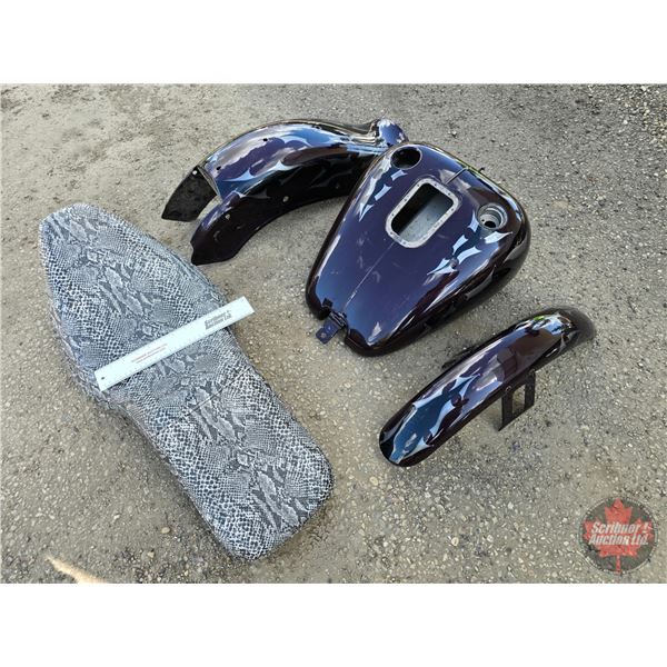 Harley Davidson Parts : Seat, Fender & Gas Tank