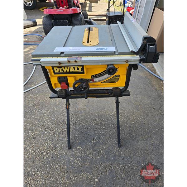 Dewalt 10" Table Saw Model DW745 w/Stand