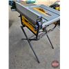 Image 6 : Dewalt 10" Table Saw Model DW745 w/Stand