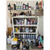 Image 1 : Shelving Unit Bulk Buy !!! c/w Variety of Shop Fluids, Oil & Antifreeze