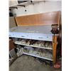 Image 1 : Wood Top Work Bench w/Contents & Vise