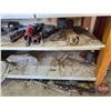 Image 7 : Wood Top Work Bench w/Contents & Vise
