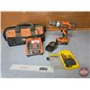 Image 1 : Ridgid Cordless 18V Drill w/Charger, Batteries (2) & Case