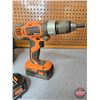 Image 3 : Ridgid Cordless 18V Drill w/Charger, Batteries (2) & Case