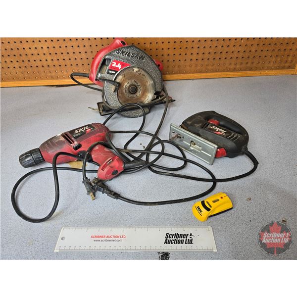Skil Power Tool Combo : Circular Saw, Jig Saw & Drill