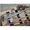 Image 4 : Pipe Wrenches (7), Crescent Wrenches (2), Sledge Hammer (4lb) & Gooseneck Bar