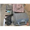 Image 1 : CAMPING PALLET LOT : Porta-Chef Propane BBQ, Backpack, Cooler Bag, Roasting Sticks, Knives, etc