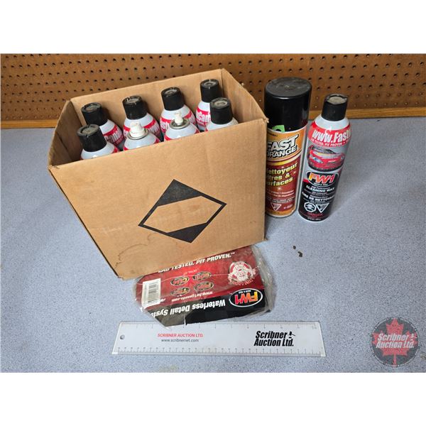 Aerosol Cans of Cleaners : Wax, Tire Shine, General Purpose & Glass Cleaner