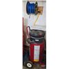 Image 1 : Powermate 21gal Air Compressor & Hose Reel (115V)