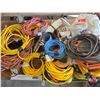Image 1 : Large Variety of Cords w/Trouble Lights (2), Soldering Wire, etc