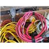Image 4 : Large Variety of Cords w/Trouble Lights (2), Soldering Wire, etc