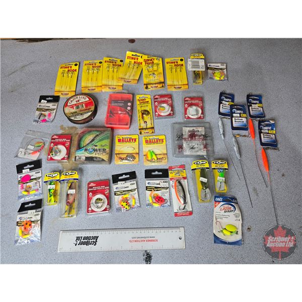 New Fishing Tackle : Hooks, Walleye Rigs, Crank Baits, Fishing Line, etc