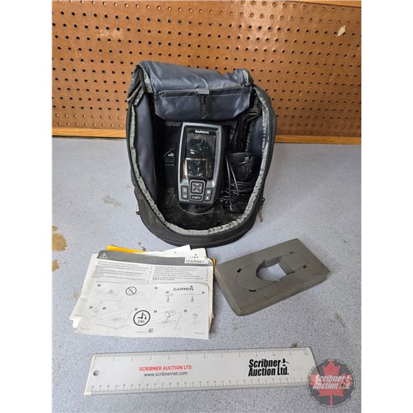 Garmin Striker No 4 Portable Fish Finder w/GPS c/w Battery Charger