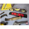 Image 2 : Speed Square, Post Leveler, Calk Line, Tape Measures, etc