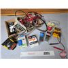 Image 1 : Multimeter, Electrical Wiring, Marettes, Shrink Tube, Battery Terminals, Tape, etc