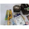 Image 6 : Receptacle Tester, Utility Knives, Electric Terminal Kit, Shrink Tube, etc