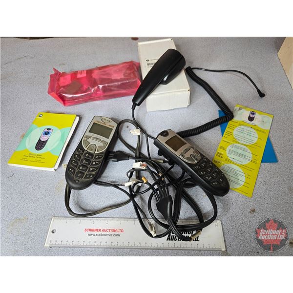 Motorola M800 Fixed Mobile Car Phone c/w Extra Hand Set