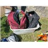 Image 9 : Tote Lot of Safety Gear (Large Variety) : Coveralls, Vests, Boots (Size 6)