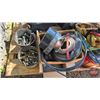 Image 4 : PALLET LOT : Variety of Fasteners, Booster Cables, Hose Clamps, Adhesive Tape, etc