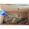 Image 7 : Wooden Tool Box w/Sockets, Drill Bits, Tap & Die Sets, Drill, etc