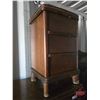 Image 2 : Wooden Tallboy Dresser w/Matching End Table