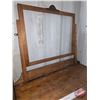 Image 2 : Antique Wooden Dresser w/Mirror Frame