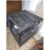 Image 4 : Shipping Trunk w/Jordache Soft Sided Luggage, Vintage Coat & Picture Frames