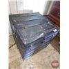 Image 5 : Shipping Trunk w/Jordache Soft Sided Luggage, Vintage Coat & Picture Frames