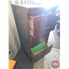 Image 4 : Antique Wooden Filing Cabinet (4 Drawer)