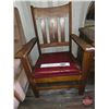 Image 2 : Oak Padded Seat Chair