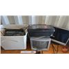 Image 1 : Electronic Combo : Printer/Photo Scanner, Computer Monitor, Small TV, VHS Players (2) & DVD Players