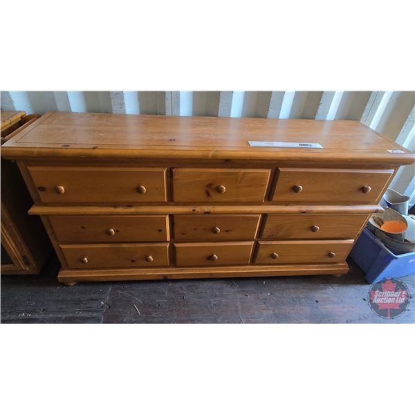 Wooden Dresser (9 Drawer)