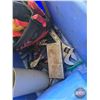 Image 6 : Tool Tote Lot : Tin Snips, Crescent Wrench, Side Cutters, Pliers, 1/4" Socket Set, etc